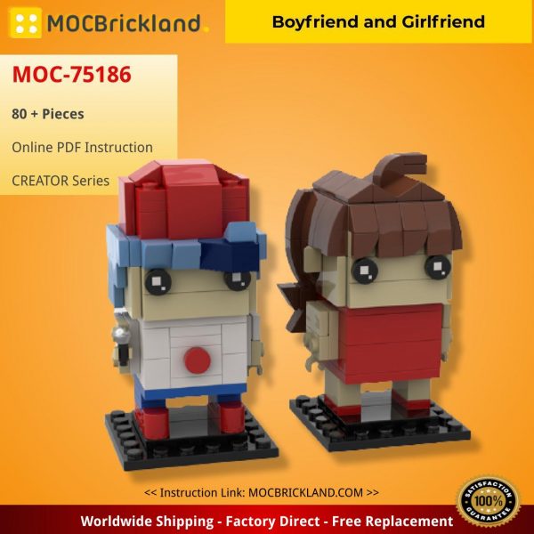 Boyfriend and Girlfriend CREATOR MOC-75186 by ThrawnsRevenge with 80 pieces