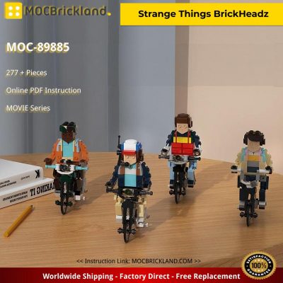 Strange Things BrickHeadz MOVIE MOC-89885 with 277 pieces