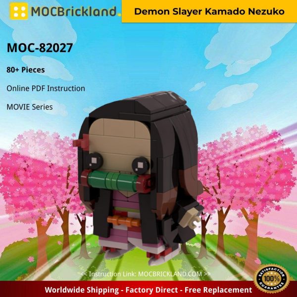 Demon Slayer Kamado Nezuko MOVIE MOC-82027 by Legomania_Josh with 80 pieces