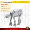 Micro Series AT-AT Walker Star Wars MOC-75372 by obiwanklemmobi with 533 pieces
