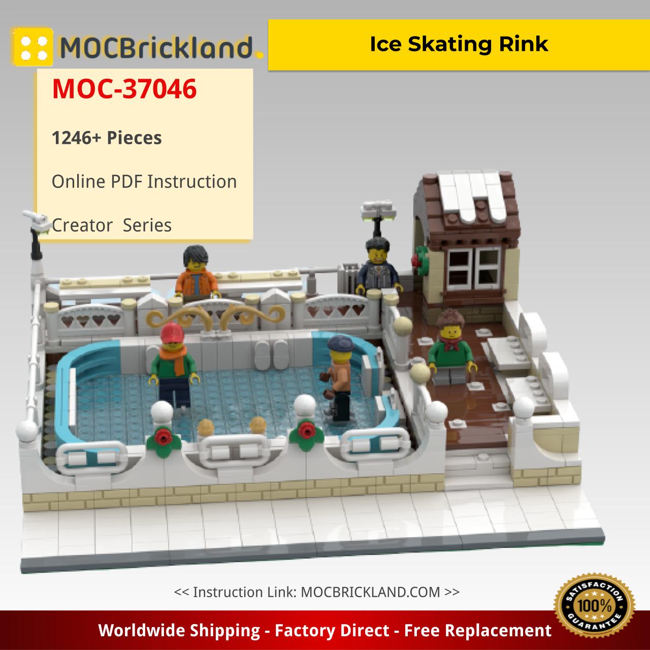 Ice Skating Rink Creator MOC-37046 by Huebre with 1246 Pieces