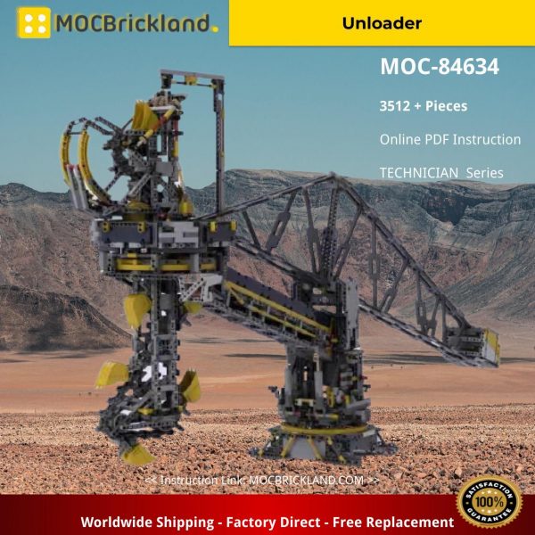 Unloader by KeisukeOmori TECHNICIAN MOC-84634 with 3512 pieces