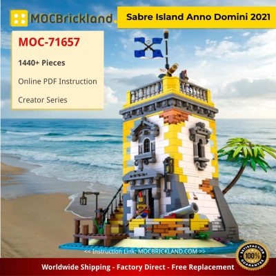 Sabre Island Anno Domini 2021  Lego pictures, Lego projects, Pirate lego