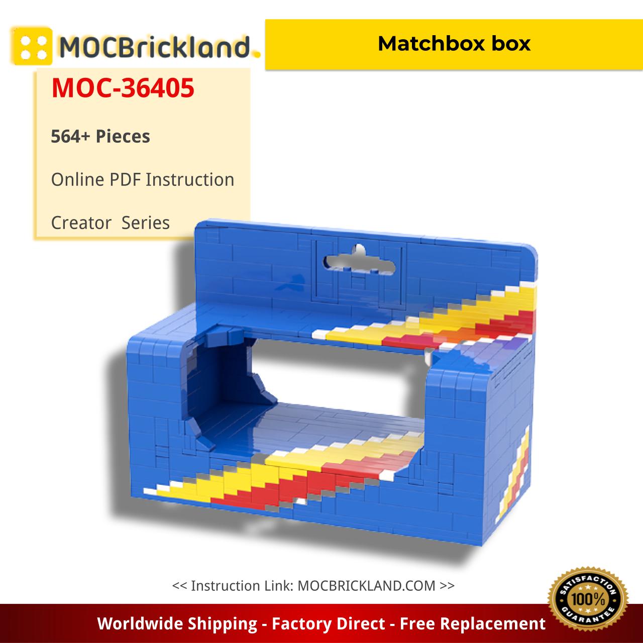 Matchbox box Creator MOC-36405 by RollingBricks with 564 pieces