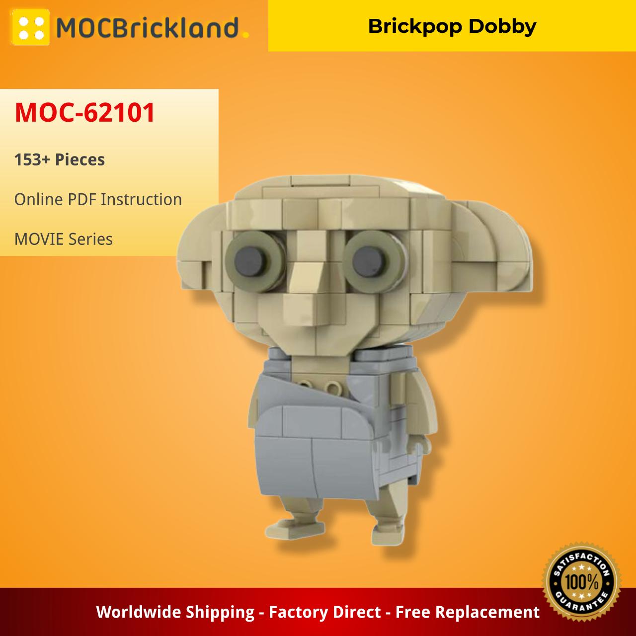 Brickpop Dobby MOVIE MOC-62101 WITH 153 PIECES
