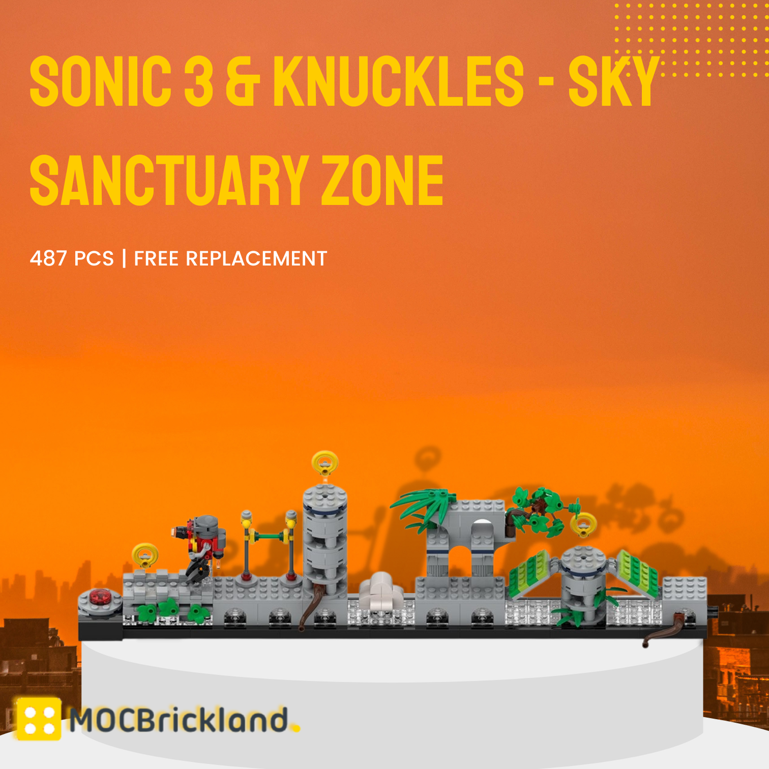 Sonic 3 & Knuckles - Sky Sanctuary Zone MOC-114363 Creator With 487 Pieces