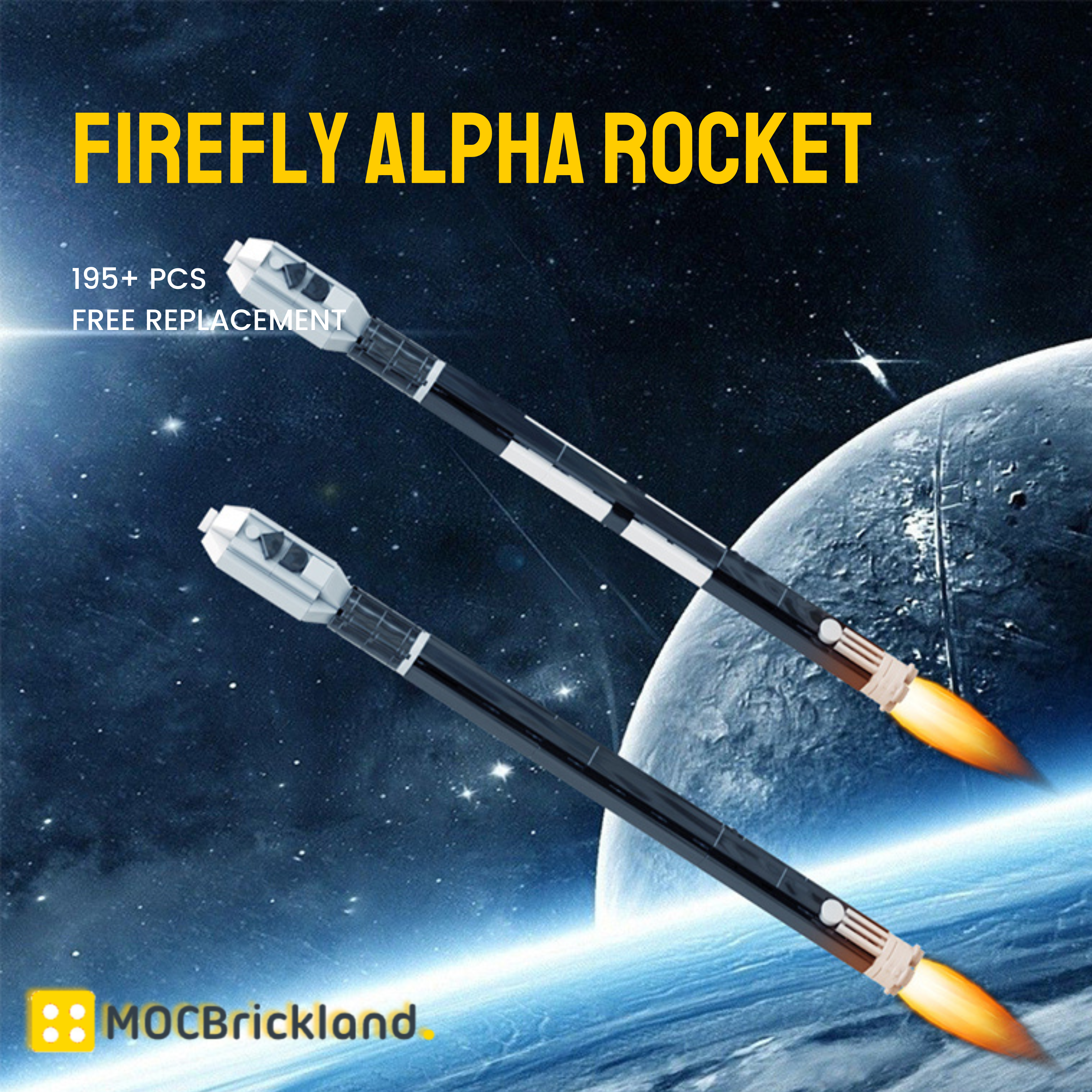 Firefly Alpha Rocket MOC-122853 Space With 195 Pieces