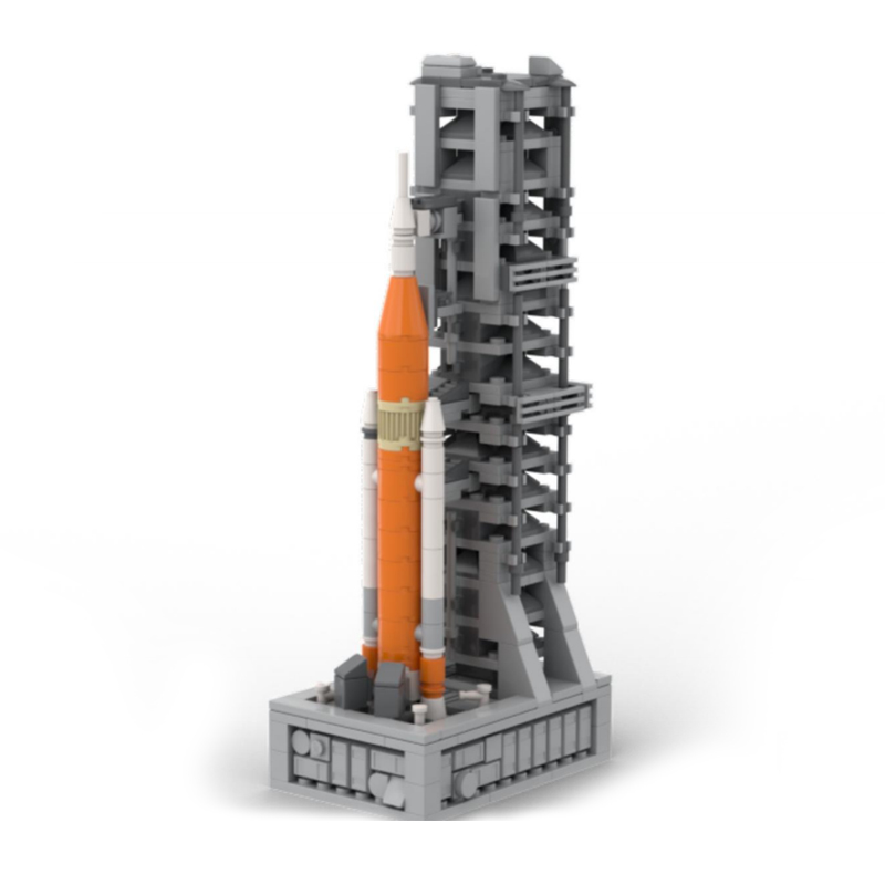 Mini Pad 39B with SLS MOC-72589 Space with 437 Pieces