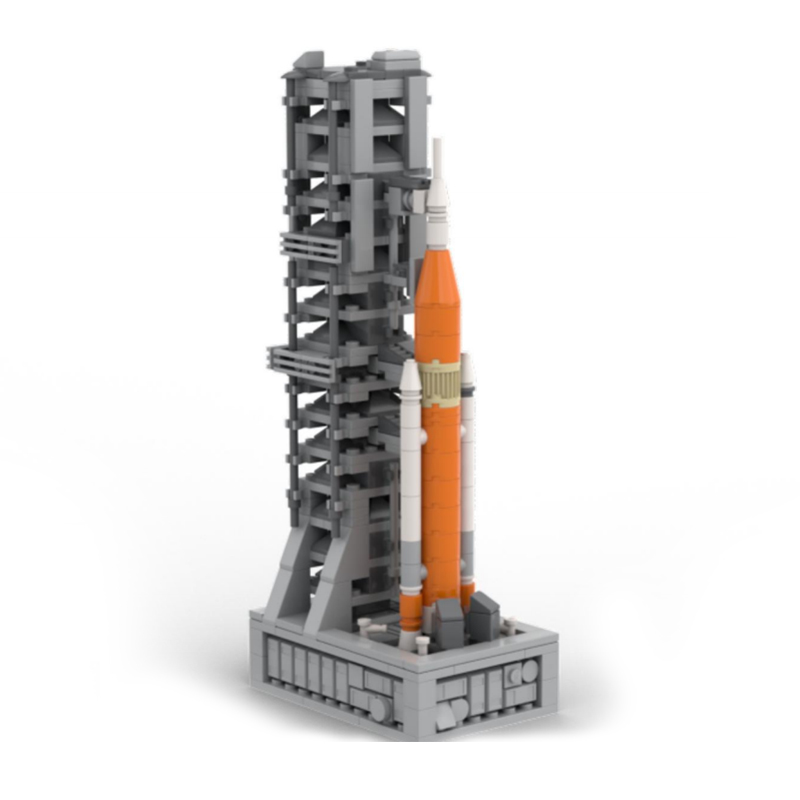 Mini Pad 39B with SLS MOC-72589 Space with 437 Pieces