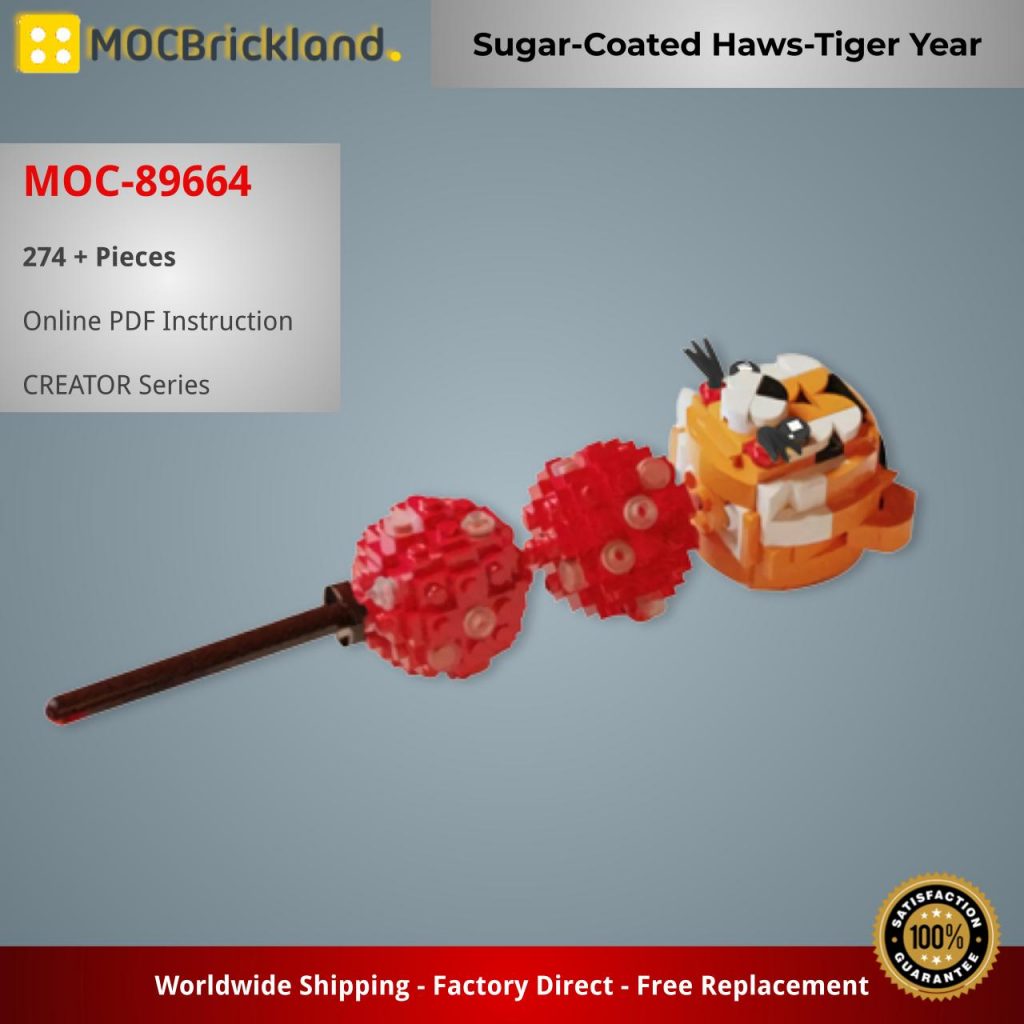 Sugar-Coated Haws-Tiger Year MOC-89664 Creator with 274 Pieces