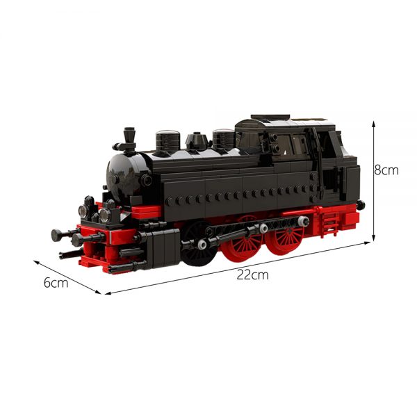 BR 80 Steam Engine TECHINICIAN MOC-72693 with 372 pieces