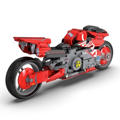 Kusanaru CT-3X Motorcycle Technic CaDa C64001 with 451 pieces