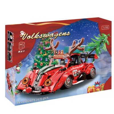 Christmas Beetle Volkswagen TECHNICIAN K Box 10247 with 2870 pieces