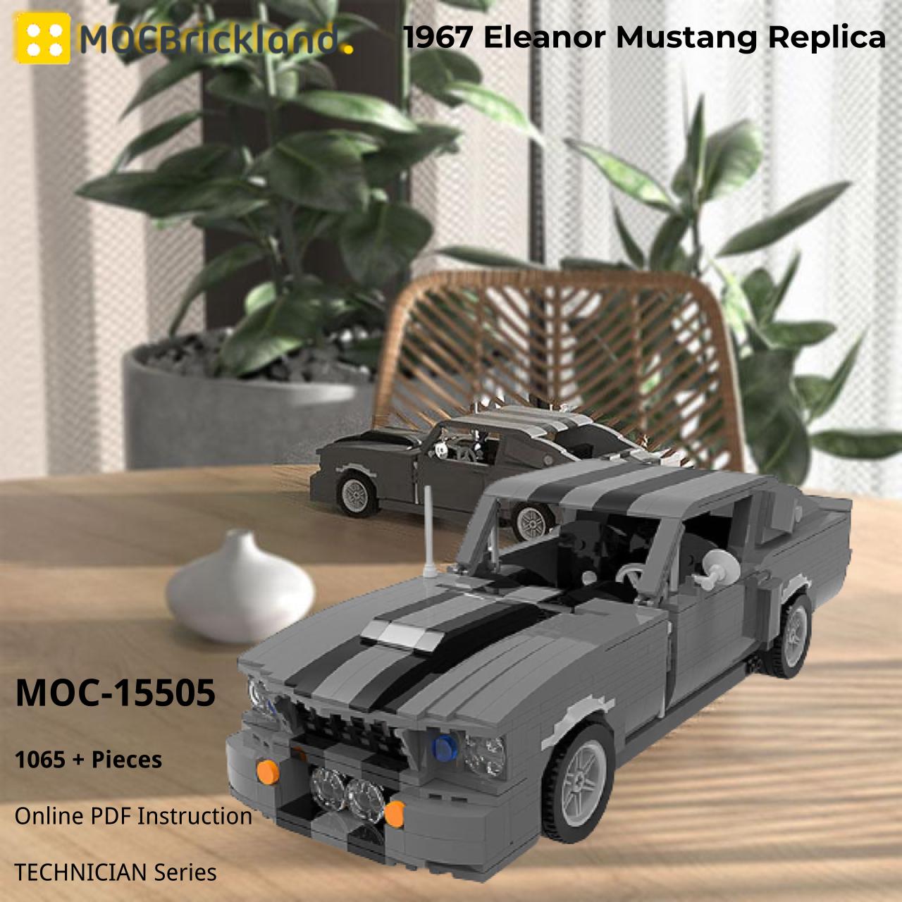 1967 Eleanor Mustang Replica TECHNICIAN MOC-15505 by Victaven WITH 1065 PIECES