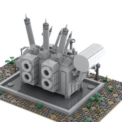 High Voltage Transformer TECHNICIAN MOC-66271 by PeppePell WITH 1880 PIECES