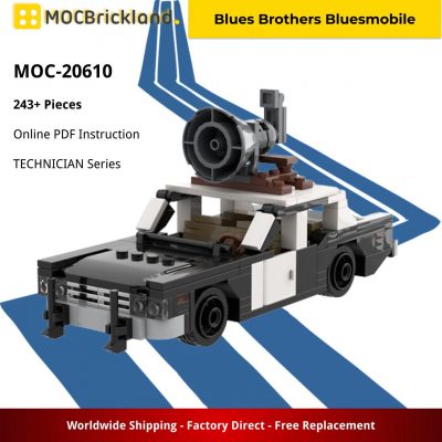 Blues Brothers Bluesmobile TECHNICIAN MOC-20610 WITH 243 PIECES