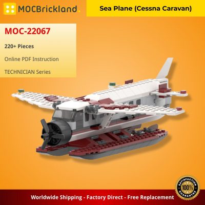 Sea Plane (Cessna Caravan) TECHNICIAN MOC-22067 with 220 pieces