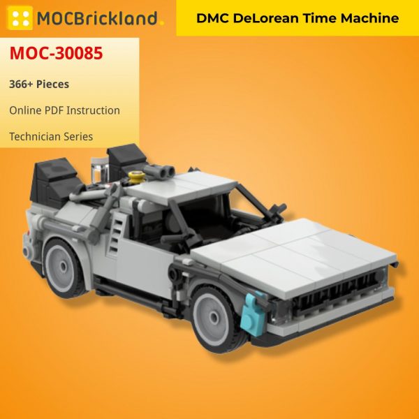 DMC DeLorean Time Machine TECHNICIAN MOC-30085 WITH 366 PIECES