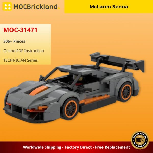 McLaren Senna TECHNICIAN MOC-31471 by legotuner33 WITH 306 PIECES