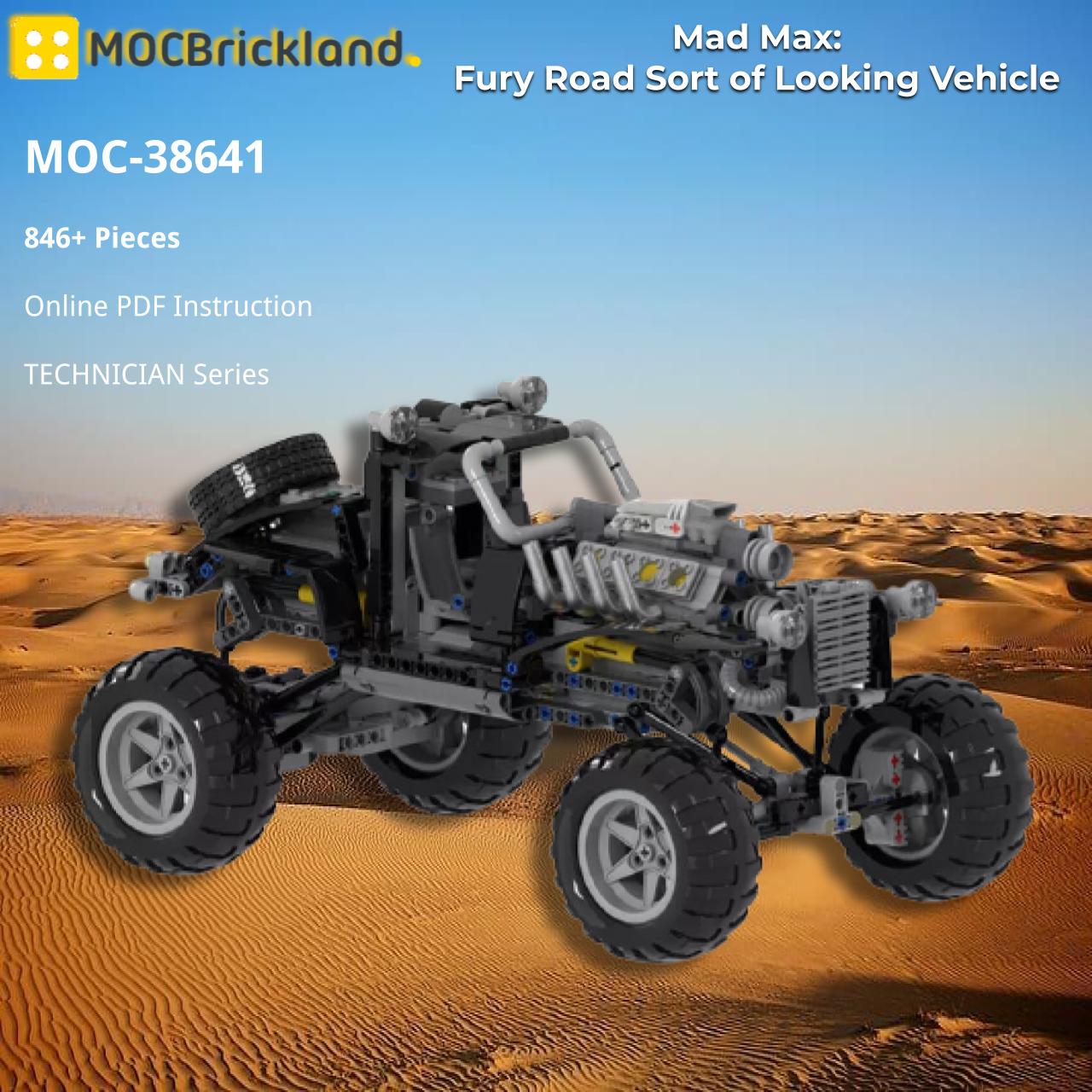 Mad Max: Fury Road Sort of Looking Vehicle by Joebot360 TECHNICIAN MOC-38641 WITH 846 PIECES