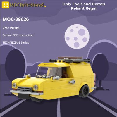 Only Fools and Horses Reliant Regal by OneBrickPony TECHNICIAN MOC-39626 WITH 278 PIECES