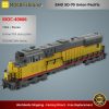 EMD SD-70 Union Pacific TECHNICIAN MOC-40666 WITH 1763 PIECES
