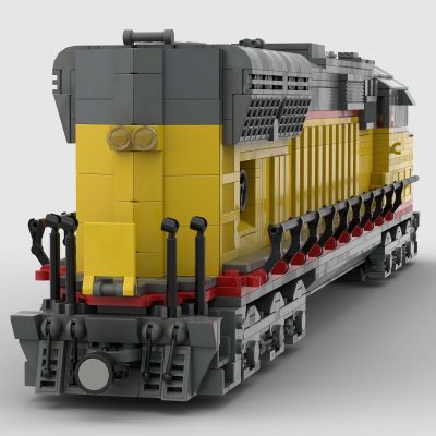EMD SD-70 Union Pacific TECHNICIAN MOC-40666 WITH 1763 PIECES