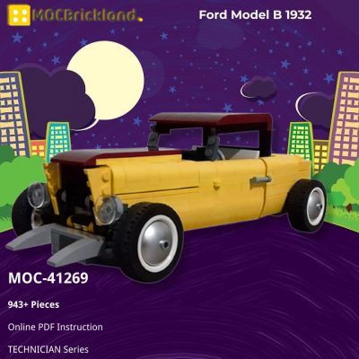 Ford Model B 1932 TECHNICIAN MOC-41269 WITH 943 PIECES
