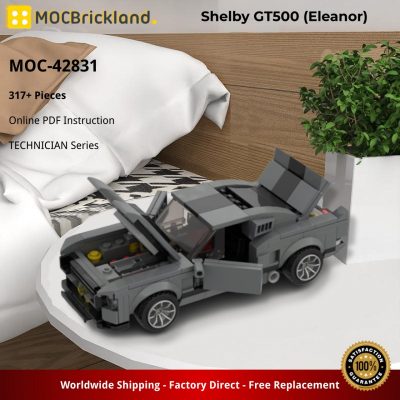 Shelby GT500 (Eleanor) TECHNICIAN MOC-42831 by legotuner33 with 317 pieces