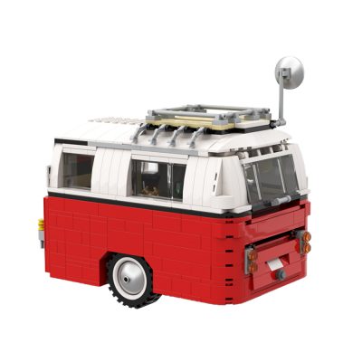 Caravan / Camping Trailer for 10220 T1 Bus TECHNIC MOC-46121 by Tobowski with 896 pieces