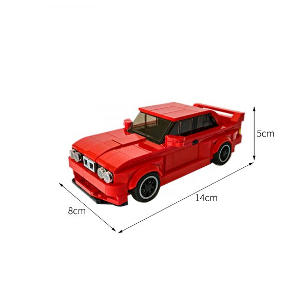 BMW M3 E30 TECHNICIAN MOC-53050 by RollingBricks WITH 427 PIECES