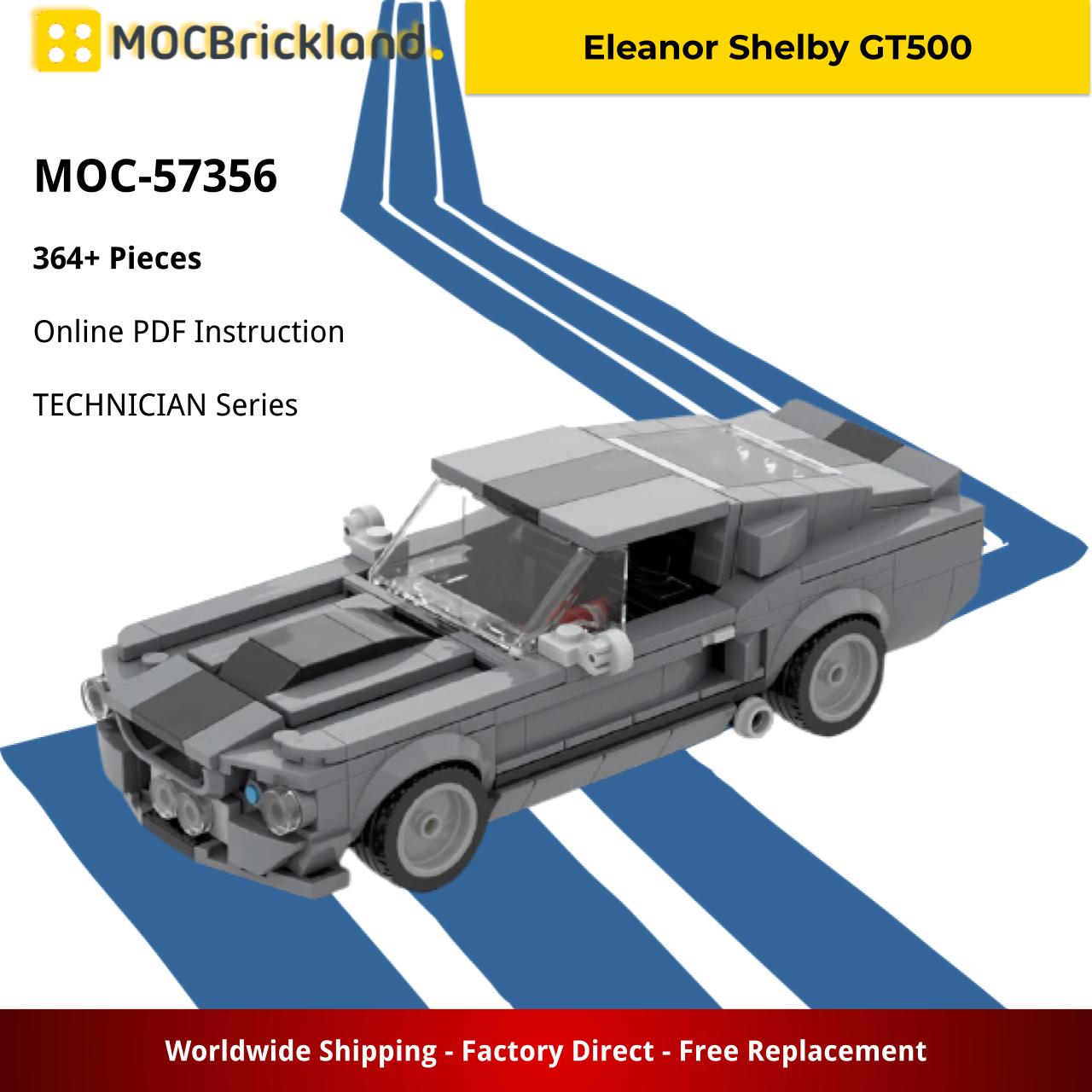 Eleanor Shelby GT500 TECHNICIAN MOC-57356 with 364 pieces