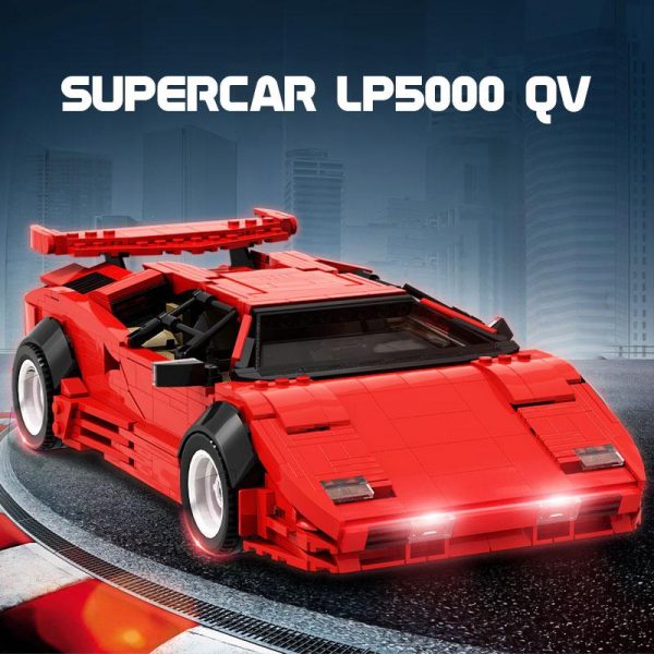 Lamborghini Countach LP5000 QV TECHNICIAN MOC 57779 WITH 1308 PIECES
