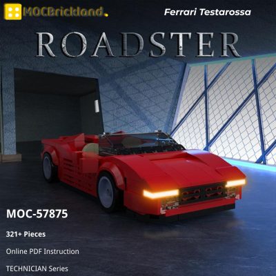 Ferrari Testarossa TECHNICIAN MOC-57875 by _TLG WITH 321 PIECES