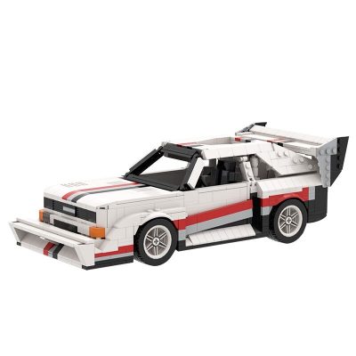 Audi Sport Quattro E2 Pikes Peak / Hillclimb TECHNICIAN MOC-61951 by Pingubricks WITH 1306 PIECES