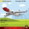 Norwegian 737-800 TECHNICIAN MOC-65055 by Syr1Ncs WITH 2236 PIECES