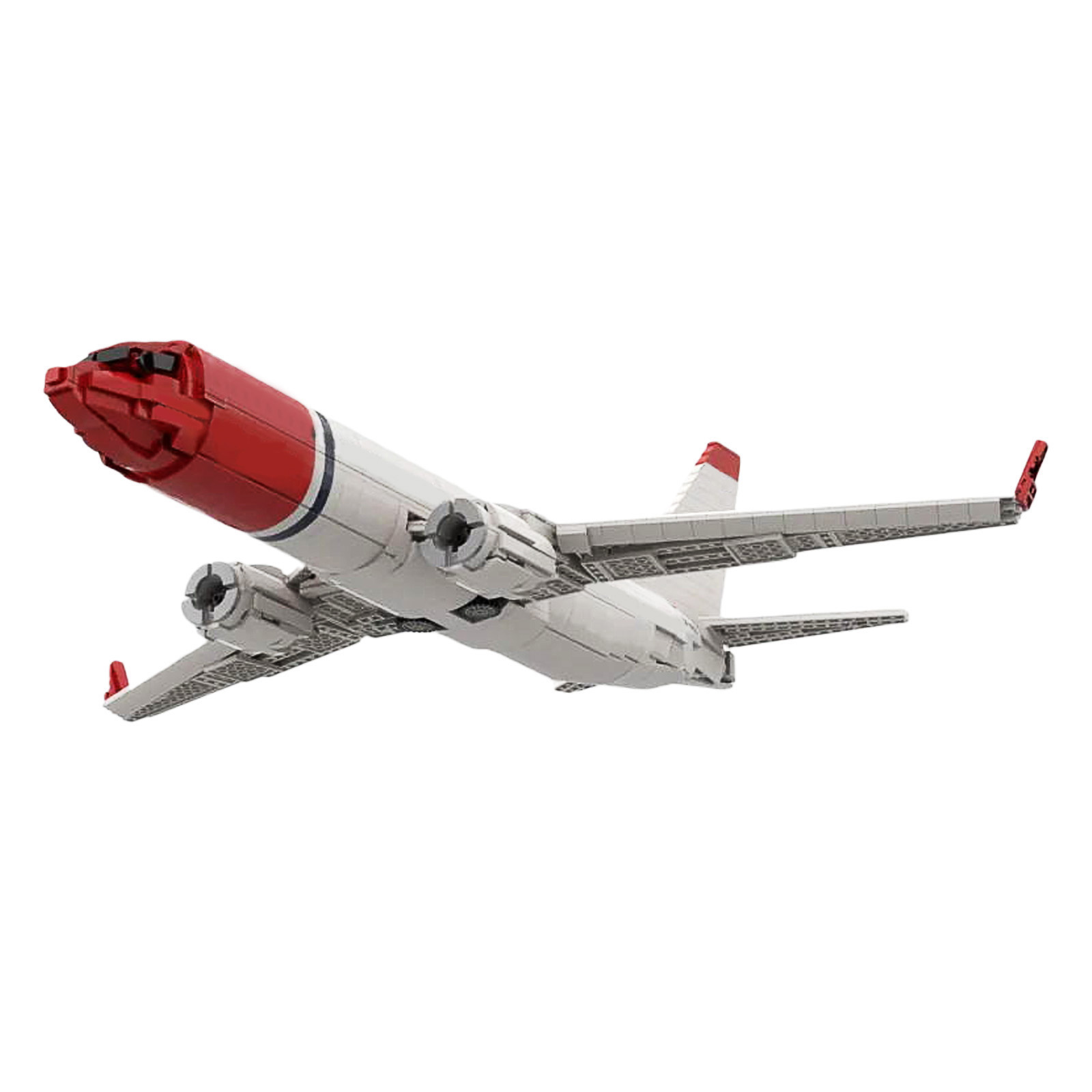 Norwegian 737-800 TECHNICIAN MOC-65055 by Syr1Ncs WITH 2236 PIECES