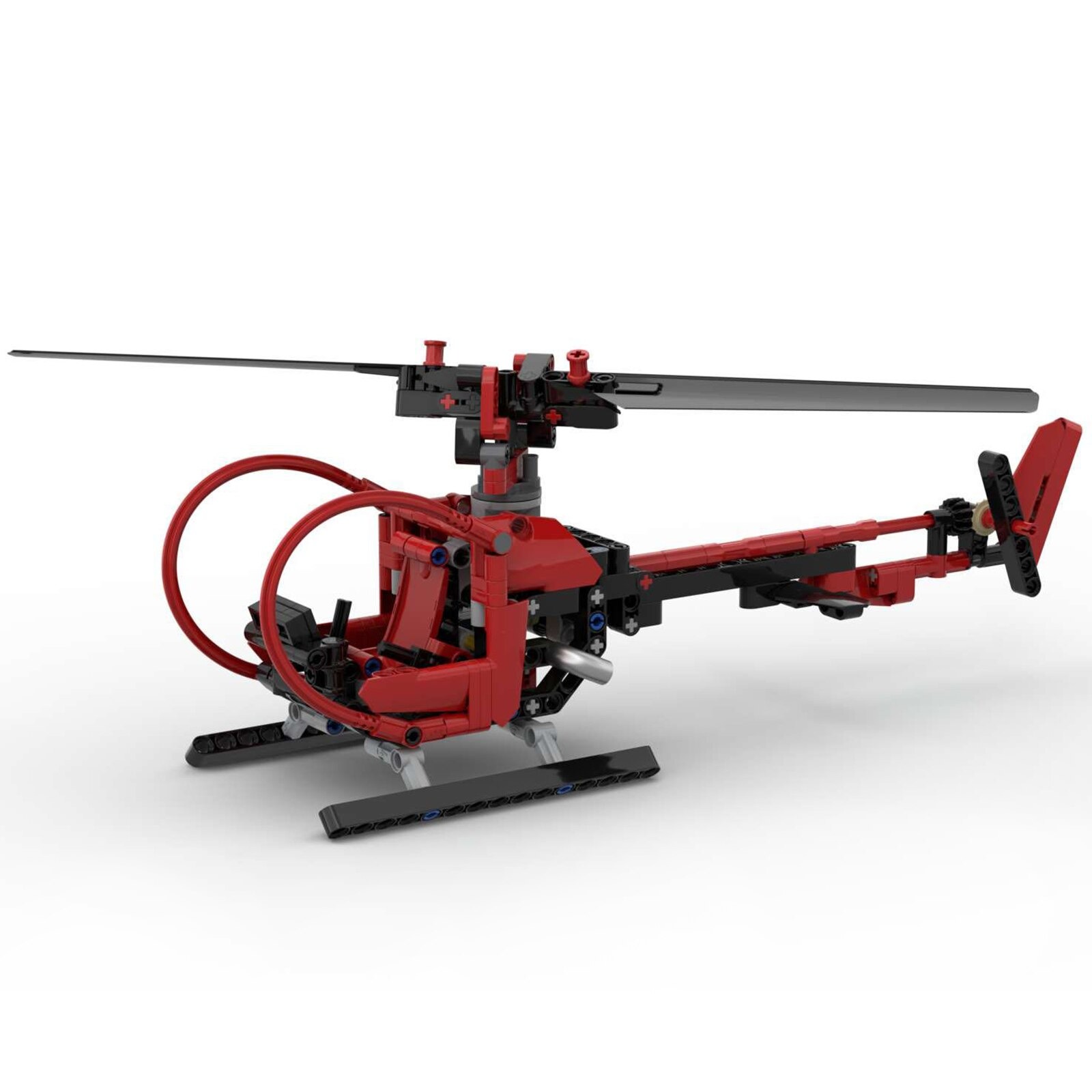 Helicopter TECHNICIAN MOC-68779 by Paave WITH 282 PIECES