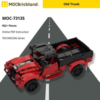 Old Truck TECHNICIAN MOC-73135 by Paave WITH 952 PIECES