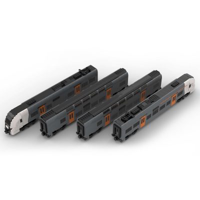 RRX – Rhein-Ruhr-Express TECHNICIAN MOC-74130 by brickdesigned_germany WITH 2917 PIECES