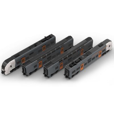 RRX – Rhein-Ruhr-Express TECHNICIAN MOC-74130 by brickdesigned_germany WITH 2917 PIECES