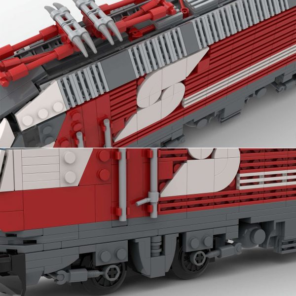 ÖBB BR 1822 TECHNICIAN MOC-75579 by brickdesigned_germany WITH 965 PIECES