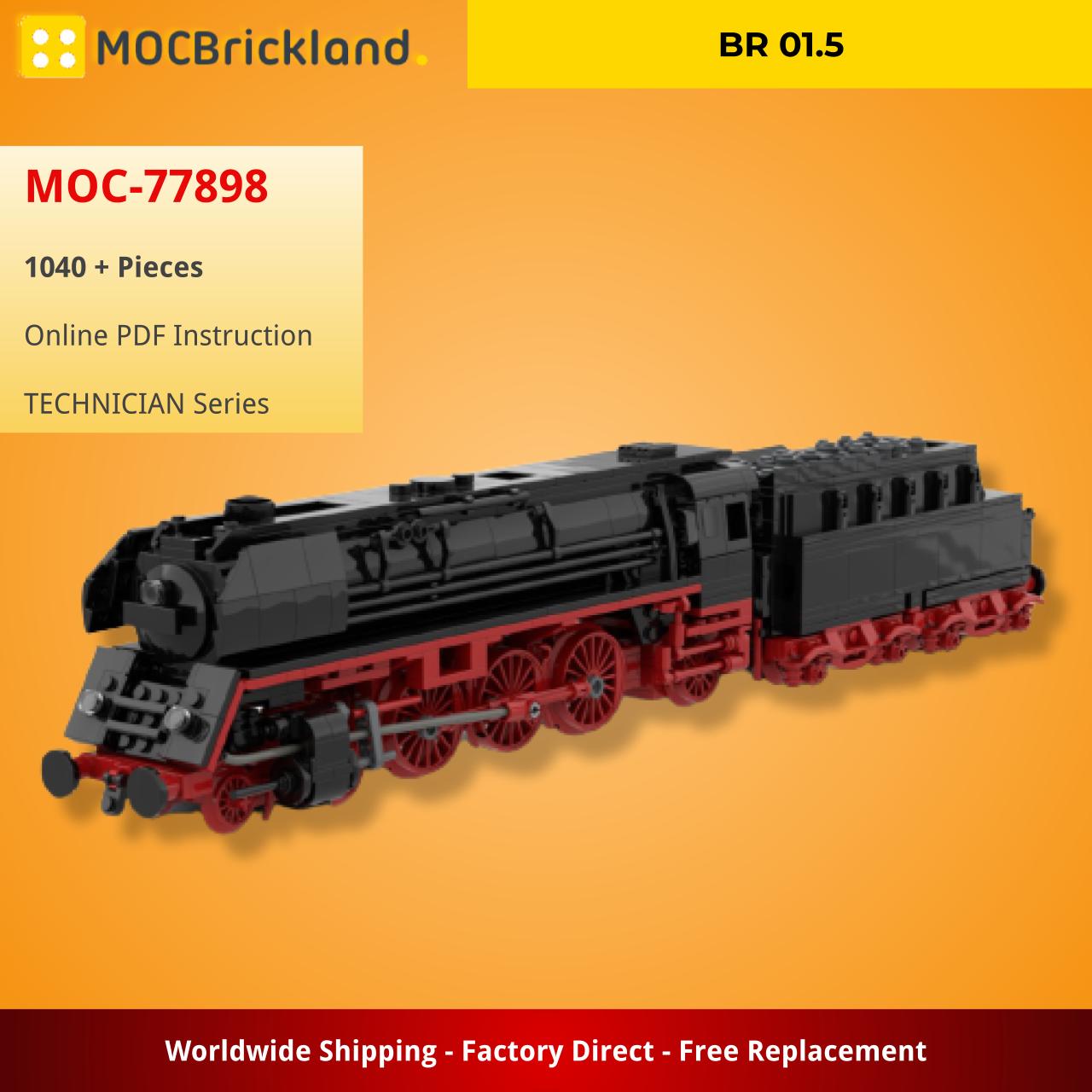 BR 01.5 TECHNICIAN MOC-77898 by ltrains WITH 1040 PIECES