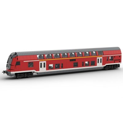 Regionalexpress Steuer Wagen DABpbzfa 767 TECHNICIAN MOC-78934 by Germanrailwaybuilder WITH 1634 PIECES