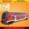 Regionalexpress Steuer Wagen DABpbzfa 767 TECHNICIAN MOC-78934 by Germanrailwaybuilder WITH 1634 PIECES