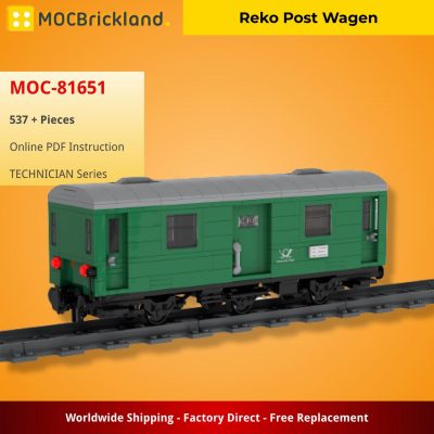 Reko Post Wagen TECHNICIAN MOC-81651 by langemat WITH 537 PIECES