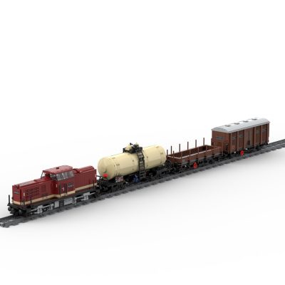 MOCPACK BR110 + Mixed Goods Train Technic MOC-81729 by langemat with 2171 pieces