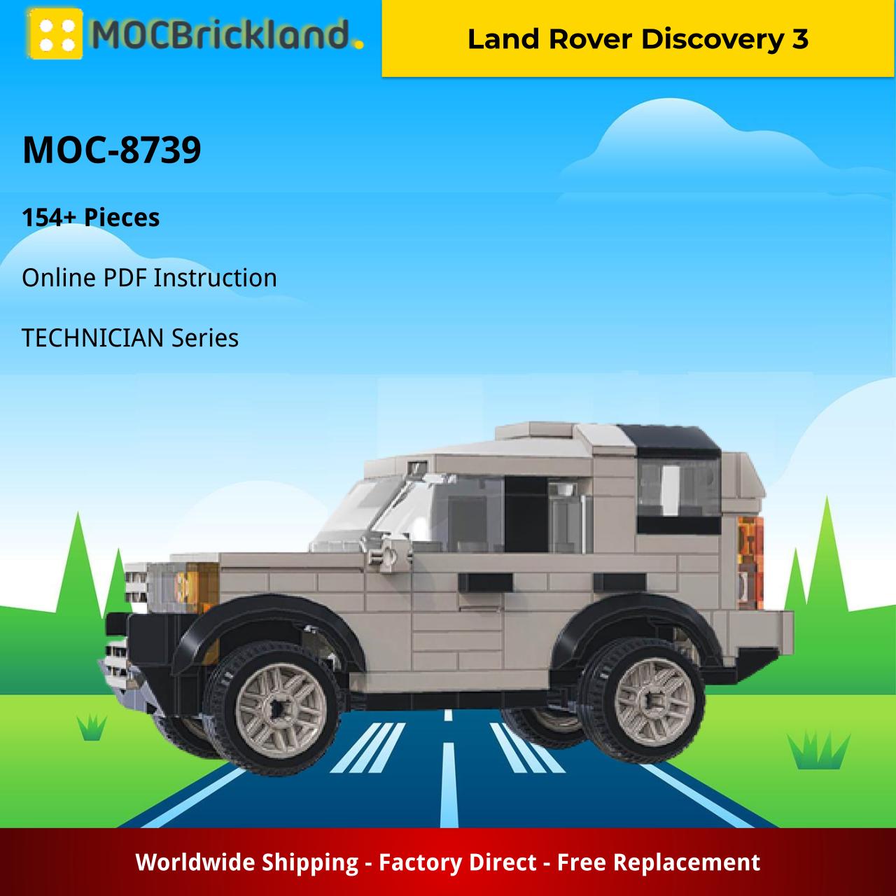 Land Rover Discovery 3 TECHNICIAN MOC-8739 WITH 154 PIECES