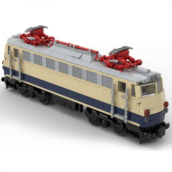 DB BR E10.12 – Electric Locomotive TECHNICIAN MOC-88356 by brickdesigned_germany WITH 691 PIECES