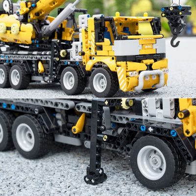 All Terrain Piling Work Platform Crane Technic MOC-89746 with 2828 pieces